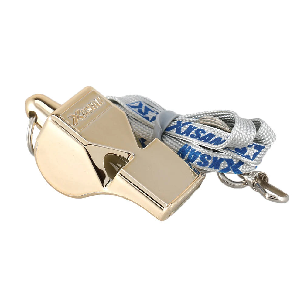Bunte Metallpfeife mit Umhängeband – Für Sport, Schule & Outdoor
