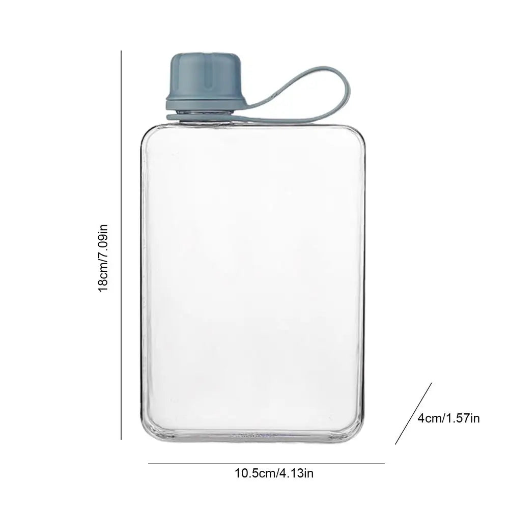 Flache Sporttrinkflasche 500ml – Kompakt für Wandern & Outdoor