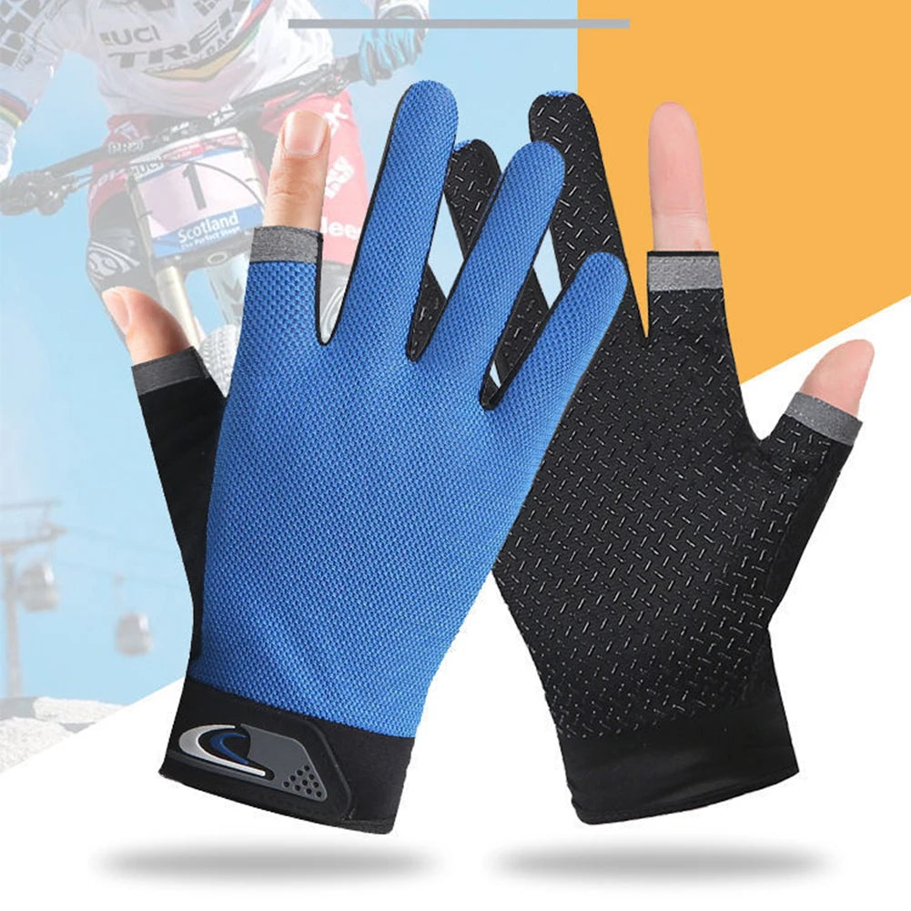 Winter Angelhandschuhe mit offenen Fingern – Atmungsaktiv & Rutschfest